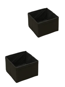 Multi-Piece Non-Woven Fabric Storage Boxes, Lidless Underwear Storage Boxes, Foldable Organizer Bags For Storing Cosmetics, Tissues, Remote Controls, Stationery And Other Small Items, Suitable For Living Room, Bedroom, Closet, Various Sizes Available