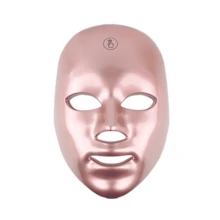 Facial Red Light Therapy, 7-Color LED Mask, 630nm Near-Infrared, Red Light Therapy Mask Skin Care Device, Facial Skin Care Tool - 彩色 - 查看 10