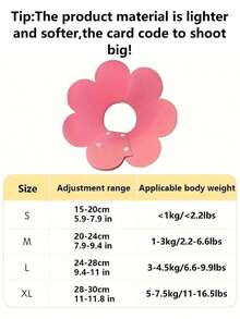 1pc Adjustable Pet Recovery Cone, Lightweight Felt Funnel E-Collar For Cats And Dogs, Post-Surgery Licking Prevention