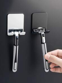 Shower Razor Holder, 1 Razor Holder, Shower Razor Holder, Sturdy And Durable Waterproof Hook, Suitable For Almost All Brands Of Razors. Perfect For Hanging Razors, Towels, Shower Brushes, Kitchen Utensils, Loofahs, Hats, Bathrobes, Keys, Etc. - Multicolor - View 3