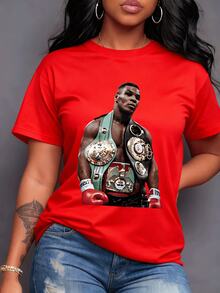 Camiseta Mike Tyson Blusa Boxe Lendas Anos 80 Pugilismo No | X