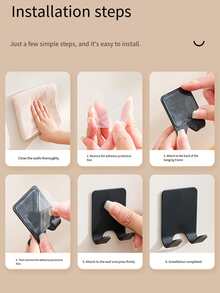 Shower Razor Holder, 1 Razor Holder, Shower Razor Holder, Sturdy And Durable Waterproof Hook, Suitable For Almost All Brands Of Razors. Perfect For Hanging Razors, Towels, Shower Brushes, Kitchen Utensils, Loofahs, Hats, Bathrobes, Keys, Etc. - Multicolor - View 11