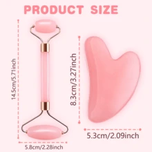 Gua Sha Facial Tool Guasha Stone Scraping Massage Natural Jade Stone Gua Sha Massager Tool For Face Eye Neck Anti-Aging Slimming & Firming,Gua Sha Facial Tools, Jade Guasha Tool For Face & Eye Gua Sha Stone For Puffiness Reducing & Jawline Sculpting Face Stone Gua Sha Tools For Skin Care Woman GuaSha Stone Tool,Beauty,Skin Care Products,Spa,Self Care,Skin Care Tools,Face Care,Esthetician Supplies,Massage,Face Massage Tool,Face Roller - Pink - View 11