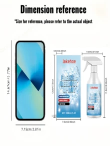 jakehoe 1 pieza Spray descongelante para refrigerador, 1 pieza Limpiador desodorizante para refrigerador. El descongelamiento del refrigerador se puede combinar con la desodorización del refrigerador para obtener mejores resultados, una solución de dos en uno. Spray de limpieza multiusos para refrigeradores, congeladores y máquinas de hielo domésticos, disuelve fácilmente la escarcha persistente sin raspar, ahorrando tiempo y esfuerzo. La fórmula activa puede penetrar y derretir rápidamente la escarcha, mejorando la eficiencia del descongelamiento.