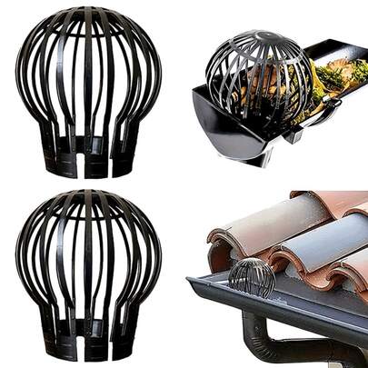 VINCAN نظام حماية مجرى السقف الفعال - جاتر جارد بلس - لحماية المنزل والشرفة من الانسداد، مرشح للأوساخ والأتربة مع غطاء شبكي متين للصرف الخارجي