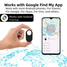 RSH 兼容安卓系统的“查找我的智能标签”无线追踪器，可与 Find Hub（仅限安卓系统）配合使用，全球精准追踪防丢设备，适用于钥匙、行李等物品，是圣诞节、新年、情人节、复活节、生日等节日的完美礼物。