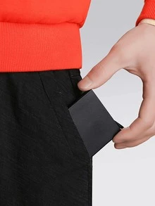 1PC Slim Card Holder, Floral Rose Print Elegant Thin Aluminum Metal Wallet ID Card Organizer, Business Credit Card Purse Mini Wallet For Office - Multicolor - View 6