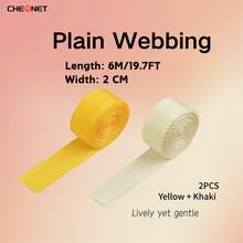 1pc PP Webbing Canvas Polyester Ribbon, Suitable For Backpack Binding, Bag Crafts DIY, Belt Bags, Pet Supplies