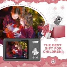 Retro HD Camera For Students, High Resolution 44MP With 16x Digital Zoom - Silver - View 3