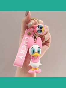 【买家推荐】卡通经典钥匙扣，创意米奇米妮挂件毛绒玩偶，可爱有趣的小礼物