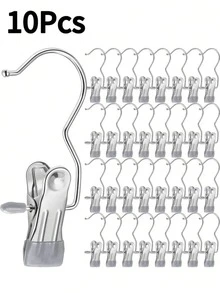 20/10 chiếc Kẹp quần áo bằng thép, Móc treo quần áo, Kẹp quần áo bằng thép không gỉ, Kẹp treo quần áo di động, Kẹp móc treo giày, Kẹp treo móc quần áo, 1/30 chiếc, Kẹp khăn, Móc treo quần áo đa năng một kẹp, Kẹp sắp xếp móc treo tủ quần áo, Kẹp khăn, Kẹp quần áo chịu lực nặng Kẹp móc treo số lượng lớn cho Quần, Mũ, Váy, Tất, Giày Quần âu Giày Bốt, Váy, Mùa xuân, Tối giản, Áo mùa hè - Nhiều màu - Xem 46