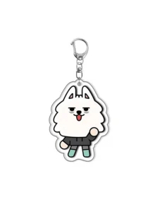 TXT K-Pop Boy Band Cartoon Acrylic Keychain, Cute Pendant Decoration For Backpack, Shoulder Bag, Crossbody Bag, Fans Merchandise, Gift - Multicolor - View 10