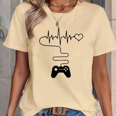 Camisa estampa 100% algodão feminina e masculina moda verão manga curta