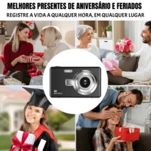 Retro HD Camera For Students, High Resolution 44MP With 16x Digital Zoom - Silver - View 7