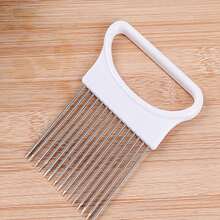 إبرة قطع البصل الفولاذية المقاوم للصدأ 1 قطعة، أداة مطبخ، شوكة بصل، إدخال الفواكه، أدوات مطبخ، تخييم،