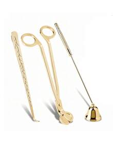 三合一蜡烛芯修剪器套装 - 蜡烛芯修剪器、灭烛器、浸烛器，不锈钢蜡烛配件套装，含蜡烛芯切割器和灭烛器 - 均碼 - 查看 6