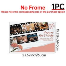 1pc Friendship Collage, Friends Photos, Friends Photo Collage, Best Friend Gift Her, Friendship's Day Gift, Personalized Gift For Bestie,Modern Unique Gift Canvas Print - Custom Personalized Photo With Wooden Frame - Living Room, Bedroom, Home Office Wall Art