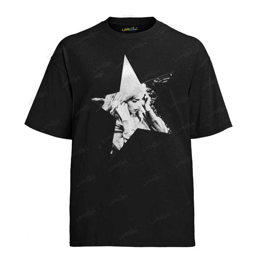 Addison Raee Star Cotton T-Shirt - 黑色 - 查看 1