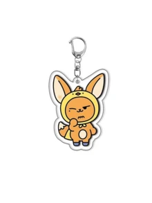 TXT K-Pop Boy Band Cartoon Acrylic Keychain, Cute Pendant Decoration For Backpack, Shoulder Bag, Crossbody Bag, Fans Merchandise, Gift - Multicolor - View 9