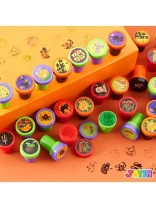 3/10/20/30pcs Animal Themed Easter Stamps, Party Self-Inking Stamps, Easter Basket Liners, Easter Egg Hunt Props, Birthday Party Gifts, Carnival Prizes, Gift Bags, Teacher Stamps, Egg Mats, Mother's Day Graduation - Multicolor - View 5