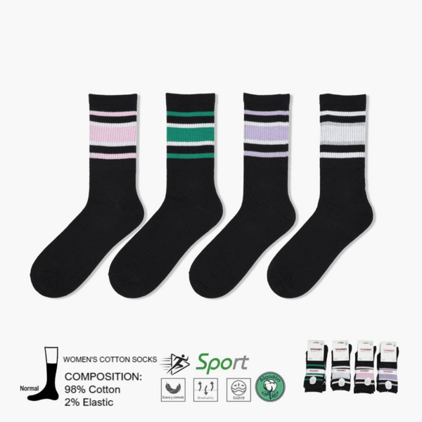 12 Paar bequeme Baumwollsocken für Damen, warme, feuchtigkeitsableitende Stiefelsocken bis zur Mitte der Wade, perfekt zum Radfahren im Freien, Laufen, Skifahren im Winter, warme Winter-Essentials (zufällige Farben, 35–40, Stil C)