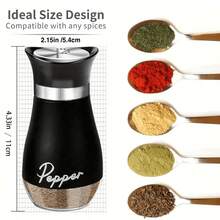 1set Spice And Seasoning Container Set, Rotating Tabletop Spice Rack With Jars, Spice Tower Organizer For Countertops Or Cabinets, Multifunctional Rotating Seasoning Jar Organizer, Kitchen Spice Storage Bottles, Kitchen Accessories - Multicolor - View 6