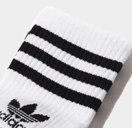 Adidas Sports Mid-Cut Solid Crew Socks 3-Pack IJ0733 – 3-Stripes Classic Athletic Socks For Men And Women | Cushioned, Breathable, Everyday Training Wear | Model - 白色(IJ0733) - 查看 3