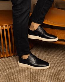 Men's Oxford Dress Shoes Maximus Genuine Leather Stylish Business Party Church - 黑色 - 查看 5