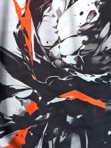 Japanese Special Edition Men's Football Sweatshirt & Japanese Youth Round-Neck Comfortable Sports T-Shirt Top & With Samurai Pattern Print & Suitable For Japanese Matches, Football Training, Daily Fitness, Parties And Gatherings, As Well As Casual T-Shirt Gifts & With Commemorative Significance For Japanese Fans White Spring - White - View 3