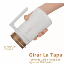 SSGP Stainless Steel Portable Thermal Coffee Mug 480ml - White - View 7