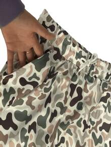 Camo Pants For Women Baggy Streetwear Y2K Drawstring Trousers Wide Leg Pants - 102 - View 5