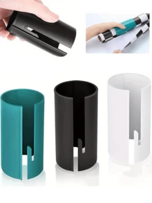 1件装包装纸切割器，节日派对切割工具，纸张切割滑块工具套装，情人节礼物包装切割用品，适用于制作生日礼物包装卷，万圣节，圣诞节，生日派对包装纸切割工具 - 彩色 - 查看 5