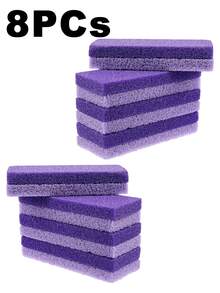 1/4/8 件紫色足部浮石 - PU 材料磨砂膏和专业去角质石，适用于足部、手部、身体护理 - 足部浮石，用于足部硬皮老茧去除剂、足部护理、老茧去除剂、足部磨砂膏、足部磨砂膏、情人节礼物、新年礼物 - 彩色 - 查看 12