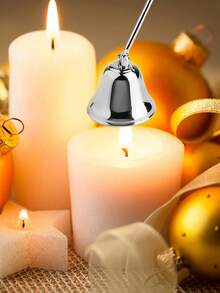 3 piezas Recortador de mecha de vela - Recortador de mecha, Apagavelas, Sumergidor de mecha, Kit de cuidado de vela 3 en 1, Juego de accesorios de vela de acero inoxidable con cortador de mecha, Extintor de vela