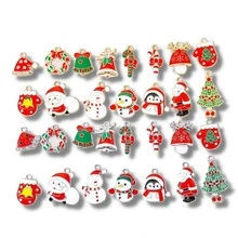 Christmas Braiding Kit - Kit 4, Christmas Pendants, Pendant For Braids, Accessories For Braids, Braiding Kit - Đỏ và trắng - Xem 6