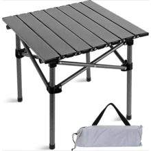Pacilack Portable Folding Camping Table - Lightweight Collapsible Outdoor Table With Carry Bag, Sturdy Legs & Large Flat Surface For Picnics, BBQs, Beach, Hiking, Tailgating - Compact & Durable Design For S & - L (20.8 Inches) - View 1