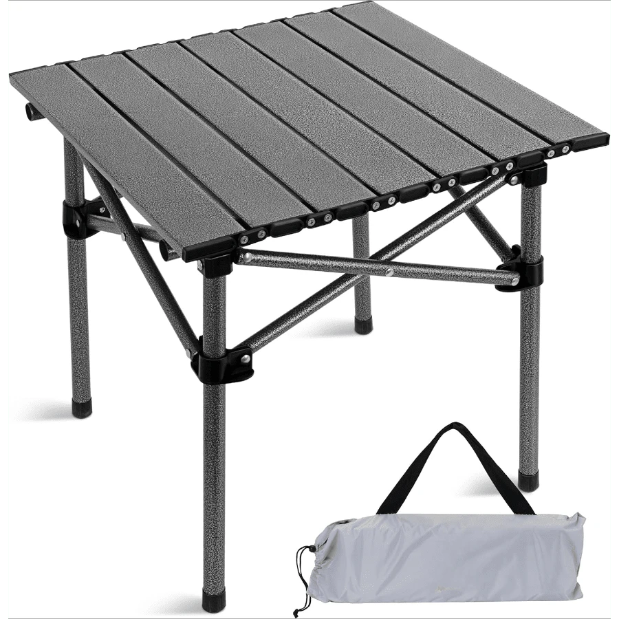 Pacilack Portable Folding Camping Table - Lightweight Collapsible Outdoor Table With Carry Bag, Sturdy Legs & Large Flat Surface For Picnics, BBQs, Beach, Hiking, Tailgating - Compact & Durable Design For S & - L (20.8 Inches) - View 1