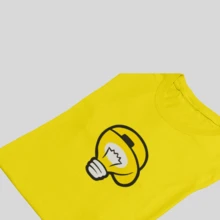 Girls' T-Shirt, 100% Premium Cotton, Short Sleeve, Sizes 6 To 16, With High-Quality Thermal Print, Pink Gang, Emily Vick, Katlen Leozin, Robson - 黃色 - 查看 8