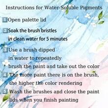 15-Color Water-Based Face Painting Kit, Includes 2 Brushes, Suitable For Pride, Halloween, Christmas, Festivals, Carnivals, Parties, And Stage Performances - Single Piece - View 4