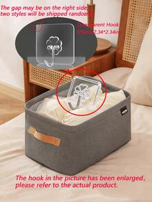 Caixa organizadora de roupas cáqui, cesto dobrável de tecido não tecido de grande capacidade para calças, pode ser usado para guardar roupas, calças, acessórios de decoração, decoração de festas, decoração de quarto, decoração de casa, decoração de quarto, calças sociais, jeans, saias, organizador, camiseta branca feminina, vestido, roupas de inverno femininas, vestidos elegantes femininos, camisa branca feminina, manga comprida, macacão branco feminino, decoração de Natal. - Caqui - Ver 16