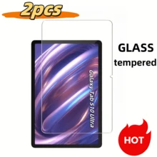2片装钢化玻璃屏幕保护膜，兼容三星Galaxy Tab S9 FE / Galaxy Tab A-T510/T515 / Galaxy Tab S6 / Galaxy Tab S7 Plus / Galaxy Tab S8 / Galaxy Tab S9 / Galaxy Tab S6 / Galaxy Tab A9 Plus / Galaxy Tab S8 Ultra / Galaxy Tab S10 以及其他多种屏幕型号。产品特点：无气泡、防刮擦、全覆盖屏幕保护，易于安装。 - 無色 - 查看 1