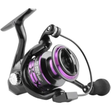 1pc Rooblinos PX Purple Fishing Reel, Metal Cup Smooth Spinning Reel, Suitable For Saltwater