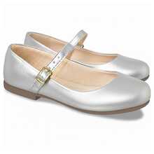 My ToT Kit Sapatilha Infantil Feminina Confortável e Meia Branca 3/4 com Laço - Prata - Visão 5