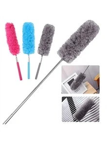 可调节伸缩超细纤维除尘掸（12.59 英寸 - 32.28 英寸），家用除尘刷，除尘刷，家用空调羽毛汽车家具清洁刷，新款可伸缩除尘掸，家用柔性迷你纤维除尘掸，鸵鸟毛除尘掸，母亲节礼物，送给妈妈的礼物