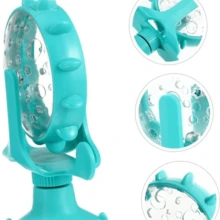 Fun Cat Toy Windmill Rotating Table With Suction Cup Ferris Wheel Treat Dispenser - 藍色 - 查看 7