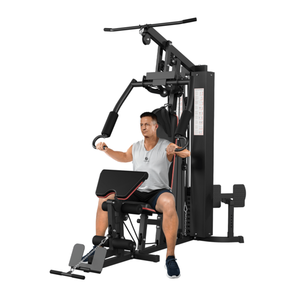 CuisinSmart Home Gym,Multifunctional Home Gym Equipment, Workout Station With 150LBS Weight Stack, Exercise Equipment With Pulley System For Full Body Training