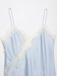 Seelio New Women's Fashion European And American Style Lace Decorative Sexy Lingerie-Style Top