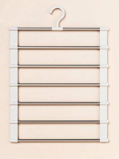 1 pièce/2 pièces Cintre magique pour pantalon - Cintre pliable pour jeans, Étagère de rangement multifonctionnelle, Organisateur de garde-robe, Accessoire économiseur d'espace, Convient pour le rangement des pantalons, écharpes, organisateur de garde-robe, cravates, t-shirts, styles livrés au hasard