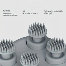 Electric Scalp Massager With 8 Massage Claws For All-Around Massage, USB Rechargeable, 360° Head & Neck, Arms & Legs Soothing Deep Relaxation, Ideal Holiday Gift - Multicolor - View 9