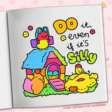 1pc (21cm*21cm) Adult Coloring Book, Thick Non-Transparent Paper, Clear Lines, Easy To Color, Suitable For Gatherings With Friends, Cute Animal Themes, Self-Care Scenes, And Inspirational Quotes For Relaxation And Creative Escape, DIY Coloring To Cultivate Thinking Skills, Autumn Stationery, School Supplies, Art & Painting Materials, Christmas